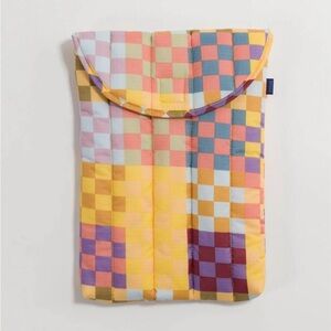 BAGGU Multicolor Checkered Tablet Cover